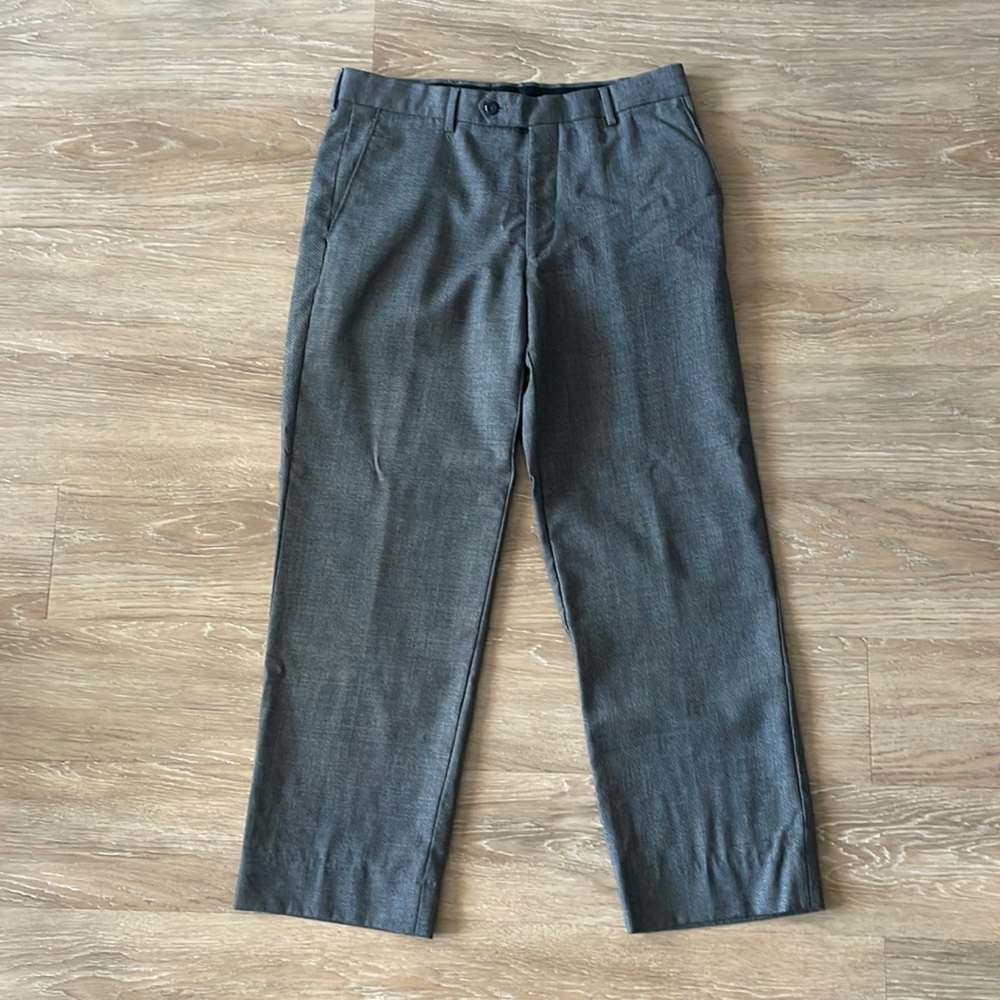 Jos A Bank Executive Collection Grey Dress Pants - Size 30Wx37L